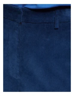 Oxford Lauren Corduroy Wide Leg Trousers Blue -Myer Clothing Shop 902729170 6 720x928
