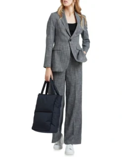 Oxford Lola Eco Suit Jacket In Black/White -Myer Clothing Shop 902730970 5 720x928