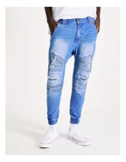 Hellcat Pant In Blue 9 Hellcat Pant In Blue -Myer Clothing Shop 903158200 4 720x928