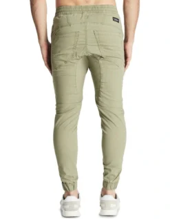 Commander 2.0 Elasticated Waist Jogger In Khaki -Myer Clothing Shop 903158380 3 720x928