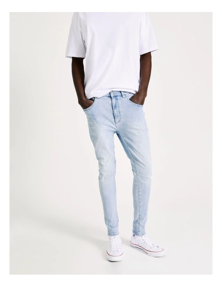 Nevada Super Skinny Fit Jean In Fjord Blue 5 Nevada Super Skinny Fit Jean In Fjord Blue - Image 5