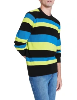 Cornwall Stripe Knit Acid Multi