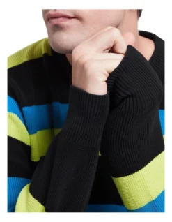 Cornwall Stripe Knit Acid Multi -Myer Clothing Shop 903549160 4 720x928