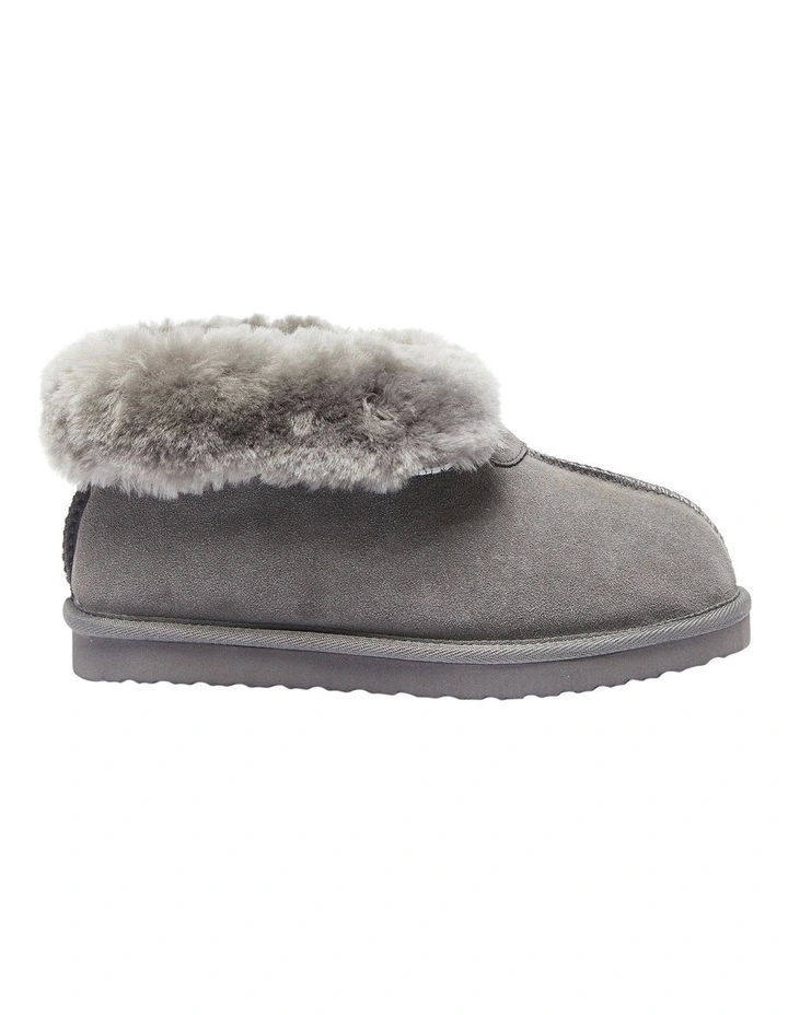 Pixie Grey Suede Slippers 1 Pixie Grey Suede Slippers