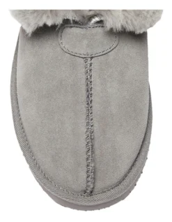 Pixie Grey Suede Slippers 13 Pixie Grey Suede Slippers -Myer Clothing Shop 903724840 7 720x928
