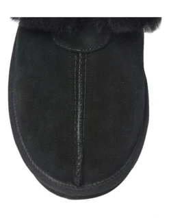 Pixie Black Suede Slippers 13 Pixie Black Suede Slippers -Myer Clothing Shop 903736360 7 720x928