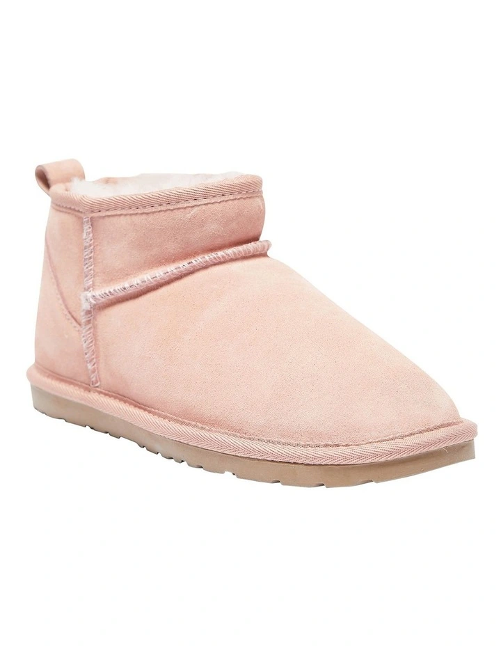 Pillow Pink Suede Slippers 2 Pillow Pink Suede Slippers - Image 2