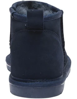 Pillow Navy Suede Slippers 11 Pillow Navy Suede Slippers -Myer Clothing Shop 903826090 5 720x928