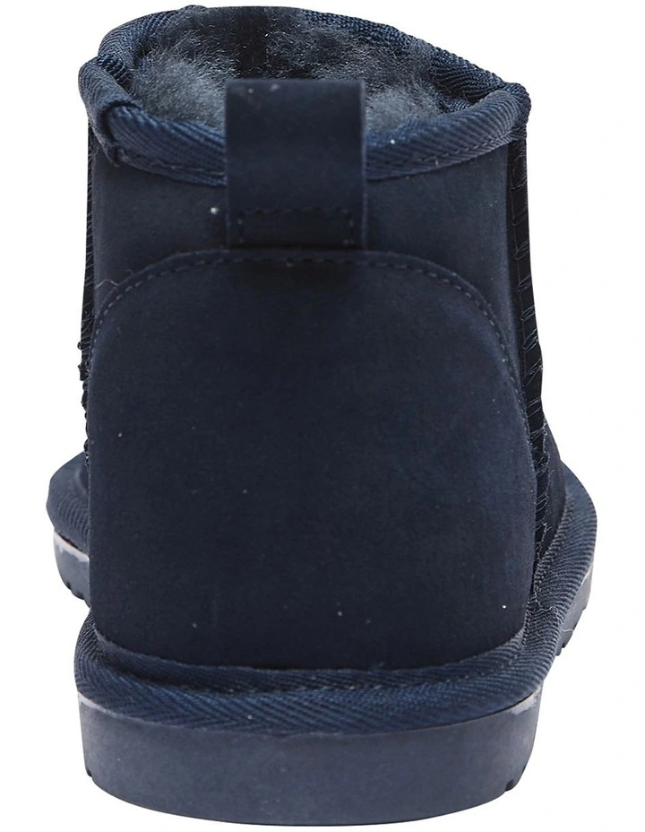 Pillow Navy Suede Slippers 5 Pillow Navy Suede Slippers - Image 5