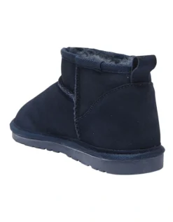 Pillow Navy Suede Slippers 12 Pillow Navy Suede Slippers -Myer Clothing Shop 903826090 6 720x928