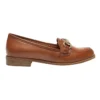 Gala Cognac Glove Flat Shoes