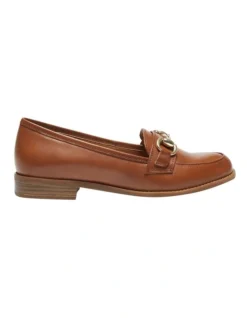 Gala Cognac Glove Flat Shoes