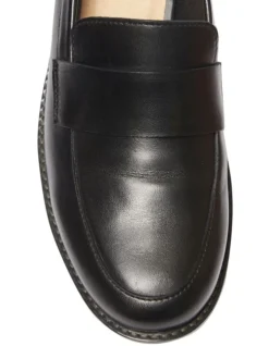 Infinity Flat Shoes In Black Leather -Myer Clothing Shop 903840580 7 720x928