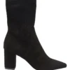 Karly Black Stretch Suede Boots
