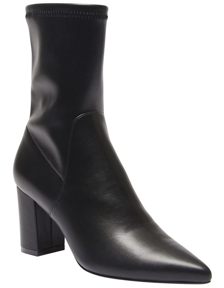 Karly Black Stretch Boots 2 Karly Black Stretch Boots - Image 2