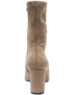 Karly Boots In Taupe Stretch Suede 11 Karly Boots In Taupe Stretch Suede -Myer Clothing Shop 903850390 5 1 720x928