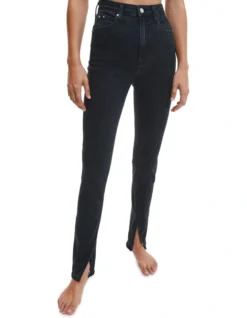 Calvin Klein Jeans High Rise Skinny Jean Black