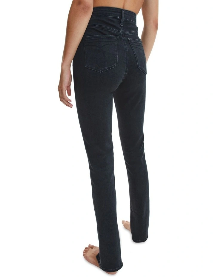 Calvin Klein Jeans High Rise Skinny Jean Black 2 Calvin Klein Jeans High Rise Skinny Jean Black - Image 2
