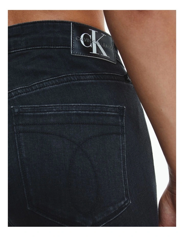 Calvin Klein Jeans High Rise Skinny Jean Black 3 Calvin Klein Jeans High Rise Skinny Jean Black - Image 3
