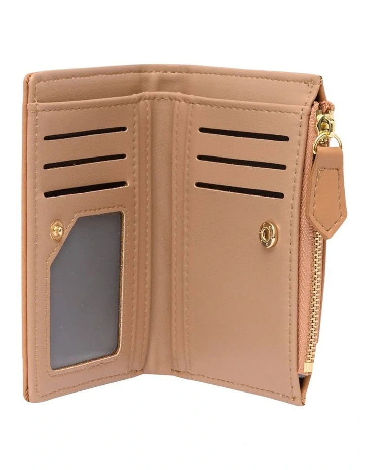 Small Classic Arya Tan Wallet 2 Small Classic Arya Tan Wallet - Image 2