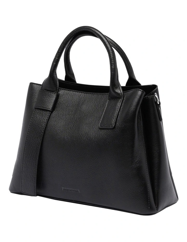 Harper Leather Black Tote Bag 2 Harper Leather Black Tote Bag - Image 2