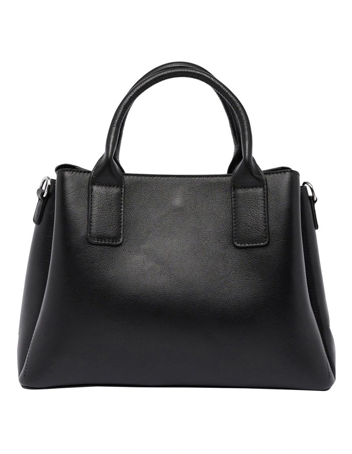 Harper Leather Black Tote Bag 4 Harper Leather Black Tote Bag - Image 4