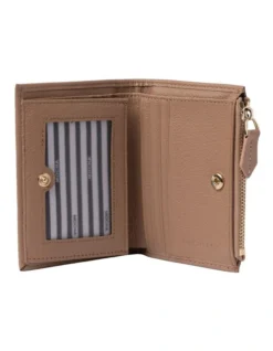 Classic Mini Leather Wallet In Taupe -Myer Clothing Shop 905072680 3 720x928
