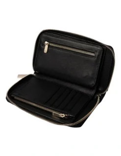 Petite Leather Wallet In Black -Myer Clothing Shop 905072770 3 1 720x928