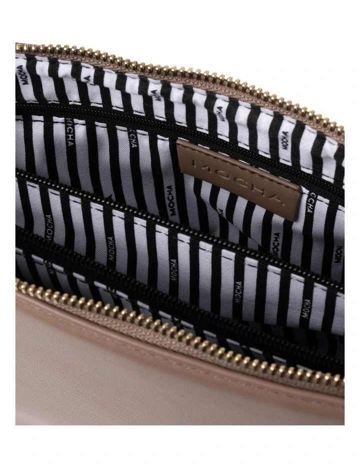 Two-Faced Jessie Crossbody Bag In Taupe 3 Two-Faced Jessie Crossbody Bag In Taupe - Image 3