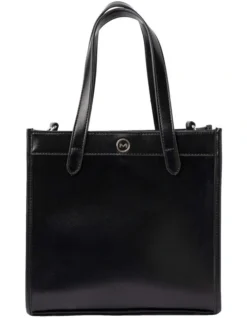 Maple Small Tote Bag In Black