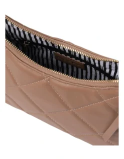 Dina Quilted Chain Crossbody Bag In Tan -Myer Clothing Shop 905074480 3 1 720x928