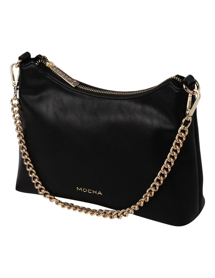 Heidi Chain Crossbody Bag In Black 4 Heidi Chain Crossbody Bag In Black - Image 4