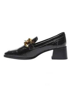Fancy Black Croc Heeled Shoes 9 Fancy Black Croc Heeled Shoes -Myer Clothing Shop 905079610 3 720x928