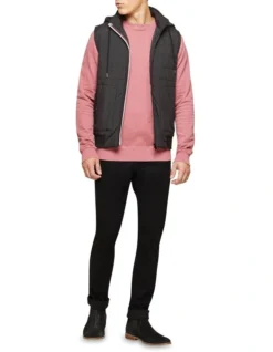 Oxford Jack Eco Filling Puffa Vest With Hood Black -Myer Clothing Shop 905316670 5 720x928