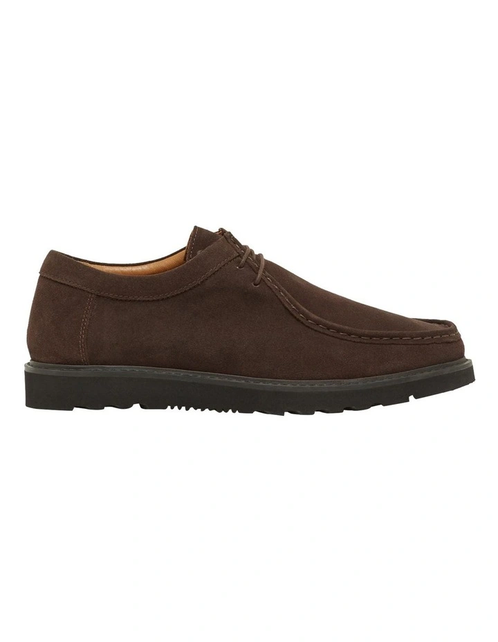 Oxford Merrik Suede Wallabee Boots In Brown 1 Oxford Merrik Suede Wallabee Boots In Brown