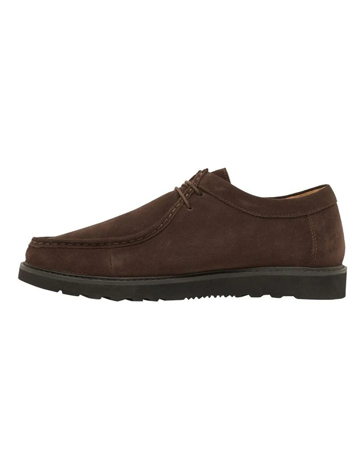 Oxford Merrik Suede Wallabee Boots In Brown 2 Oxford Merrik Suede Wallabee Boots In Brown - Image 2