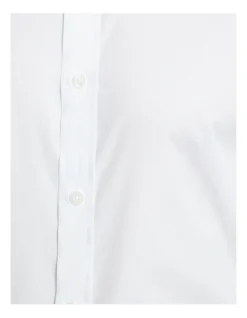 Oxford Beckton French Cuff Self Stripe Shirt In White -Myer Clothing Shop 905321710 6 720x928