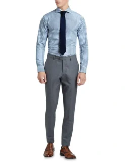 Oxford Trafalgar Striped Shirt In Blue 10 Oxford Trafalgar Striped Shirt In Blue -Myer Clothing Shop 905325040 5 1 720x928