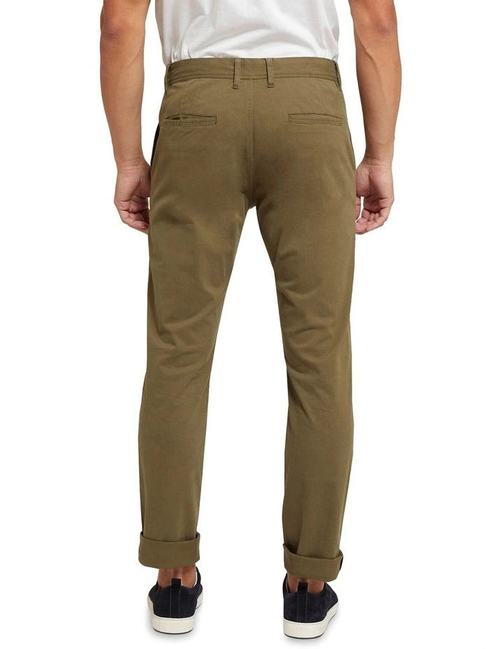 Oxford Danny Casual Organic Cotton Chinos Green 3 Oxford Danny Casual Organic Cotton Chinos Green - Image 3