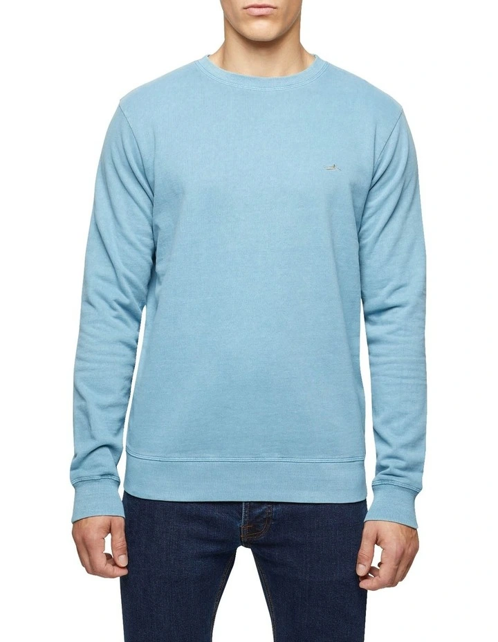 Oxford Lars Jersey Sweatshirt Blue 1 Oxford Lars Jersey Sweatshirt Blue