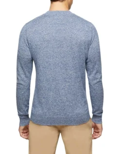 Oxford Bart Funnel Neck Knit Navy 8 Oxford Bart Funnel Neck Knit Navy -Myer Clothing Shop 905635090 3 720x928