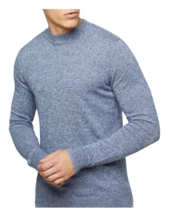 Oxford Bart Funnel Neck Knit Navy 9 Oxford Bart Funnel Neck Knit Navy -Myer Clothing Shop 905635090 4 720x928