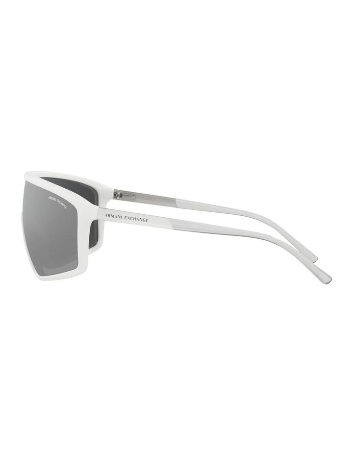 Armani Exchange AX4119S White Sunglasses 4 Armani Exchange AX4119S White Sunglasses - Image 4