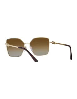 Bvlgari BV6175 Gold Polarised Sunglasses -Myer Clothing Shop 905762350 6 720x928