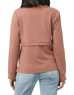 Holly Soft Knit Nursing Jumper In Sienna 6 Holly Soft Knit Nursing Jumper In Sienna -Myer Clothing Shop 905981770 3 720x928