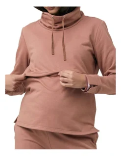 Holly Soft Knit Nursing Jumper In Sienna 7 Holly Soft Knit Nursing Jumper In Sienna -Myer Clothing Shop 905981770 4 720x928