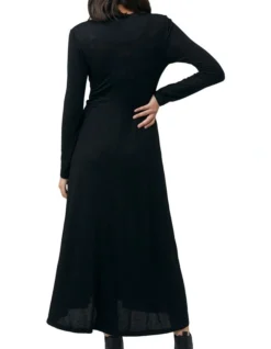 Tara Cross Front Nursing Dress In Ebony 6 Tara Cross Front Nursing Dress In Ebony -Myer Clothing Shop 905984650 3 720x928