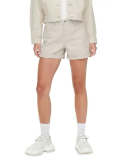 ONLY Phine Life Denim Shorts Ecru 8 ONLY Phine Life Denim Shorts Ecru -Myer Clothing Shop 905989330 4 720x928
