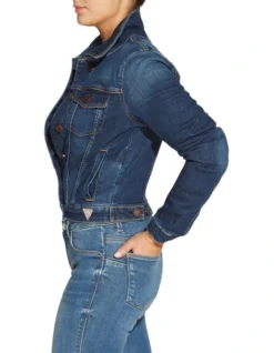 Guess Sexy Trucker Jacket Carrie Mid Blue -Myer Clothing Shop 906563170 3 720x928
