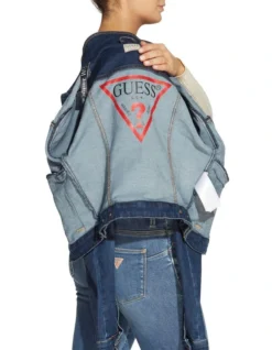 Guess Sexy Trucker Jacket Carrie Mid Blue -Myer Clothing Shop 906563170 5 720x928